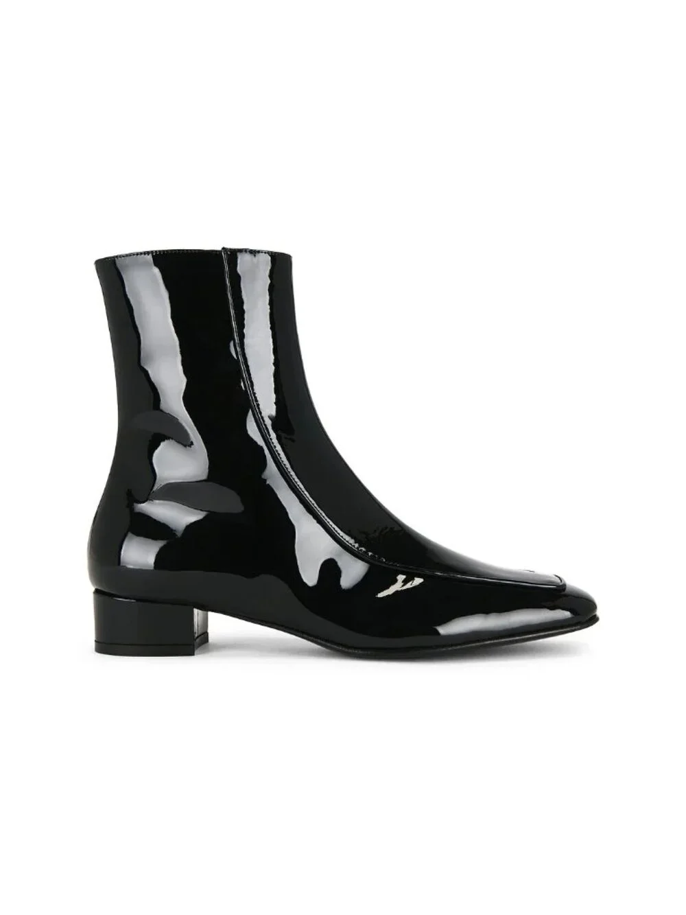 HERBERT LEVINE Shadow Ban 30 Patent Boots Black - Picture 1 of 7